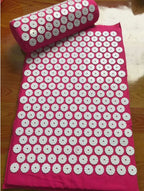 Acupressure Mat Sensi Massage Mat Pillow Set Applicator for Neck Foot Yoga Mat with Needle Back Cushion